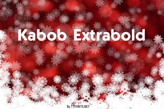 Kabob Extrabold example